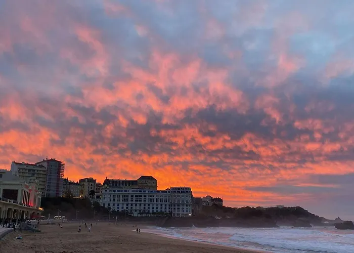 En Front De Avec Piscine Et Wi-fi A - Fr-1-3-621 Διαμέρισμα Μπιαρίτζ